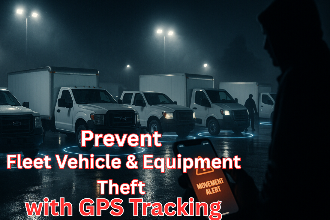 How to Prevent Fleet Vehicle & Equipment Theft with GPS Tracking