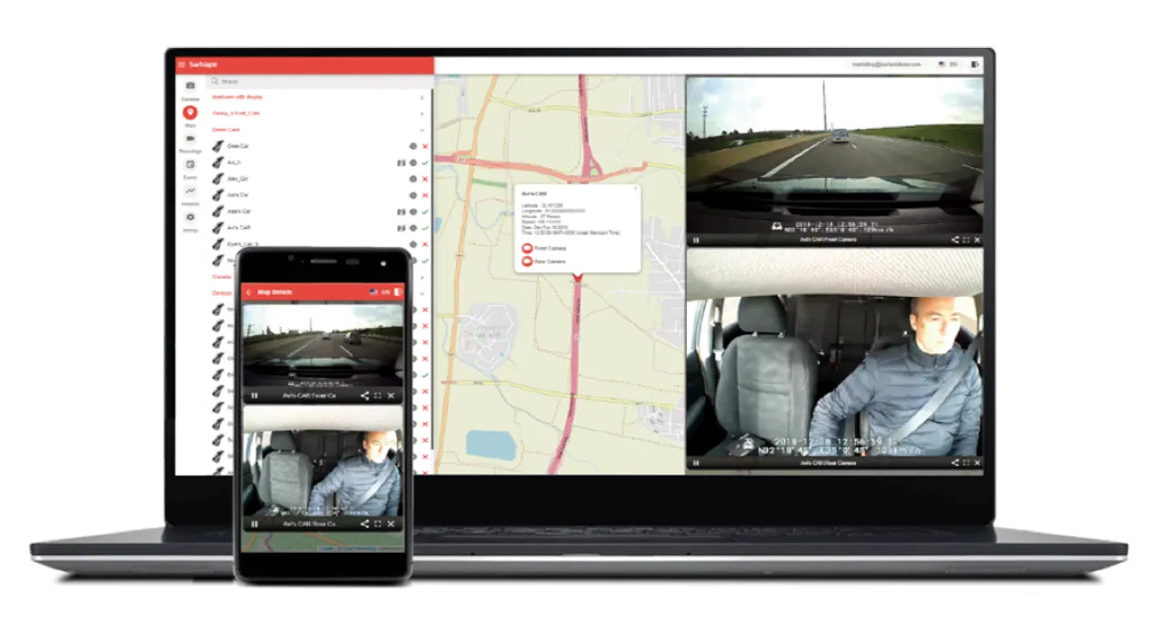 Dash Cam With GPS Tracking