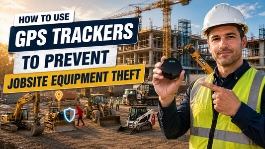 How to Use GPS Trackers to Prevent Jobsite Equipment Theft