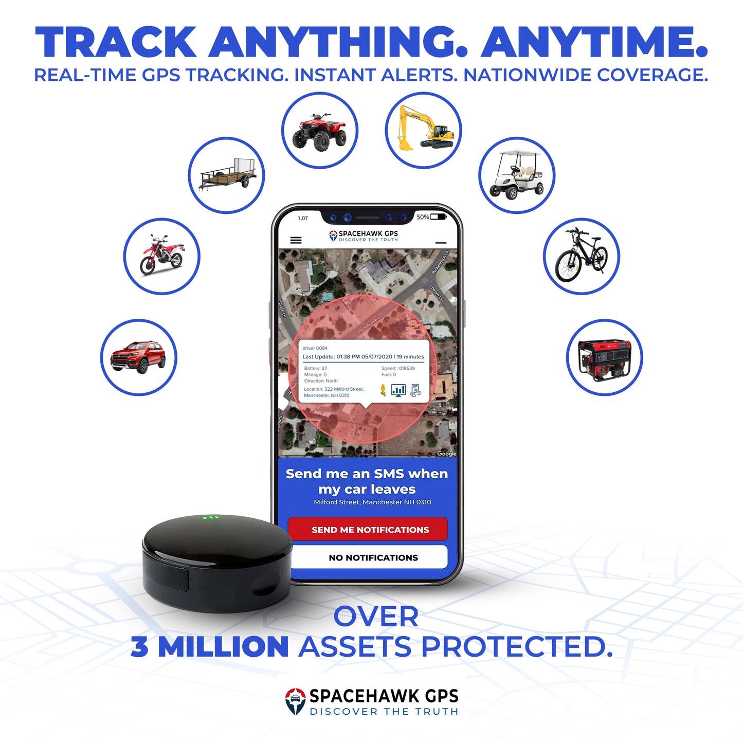 SpaceHawk GPS Asset Tracker