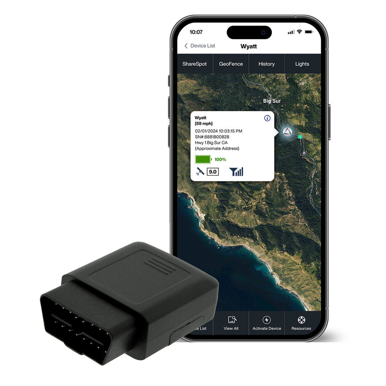 Konnect OBD2 GPS vehicle tracker